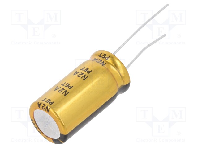 Capacitor: electrolytic; THT; 1000uF; 35VDC; Ø12.5x25mm; ±20%