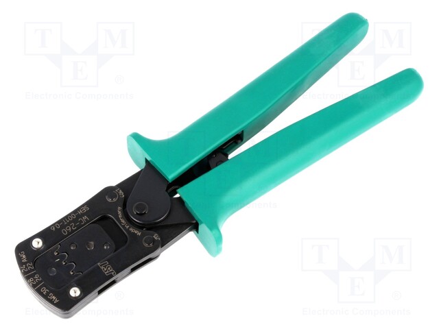 For crimping; SEH-001T-P0.6; terminals; 193mm; Mat: steel