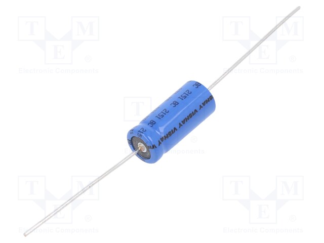 Electrolytic Capacitor, 220 µF, 16 V, 031 AS Series, +50%, -10%, Axial Leaded, 3000 hours @ 85°C