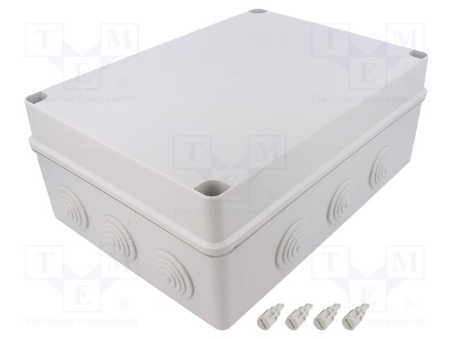 Enclosure: junction box; X: 245mm; Y: 335mm; Z: 133mm