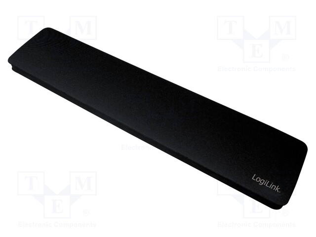 Gel keyboard pad; black; 435x95x18mm