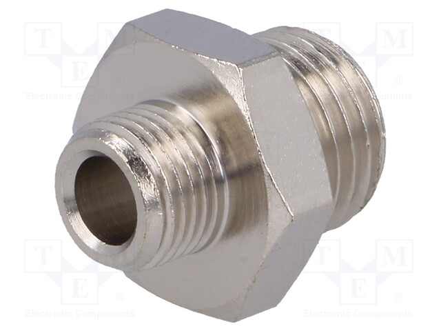 Nipple; reductive; Input thread: G 1/8"; Output thread: G 1/4"