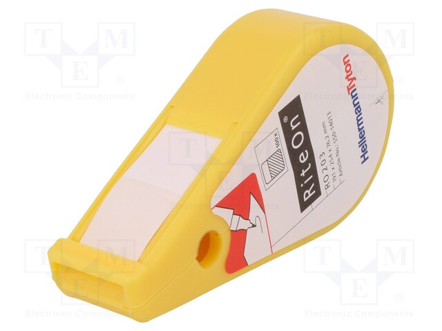 Kit of self-laminating cable labels; -40÷80°C; self-adhesive