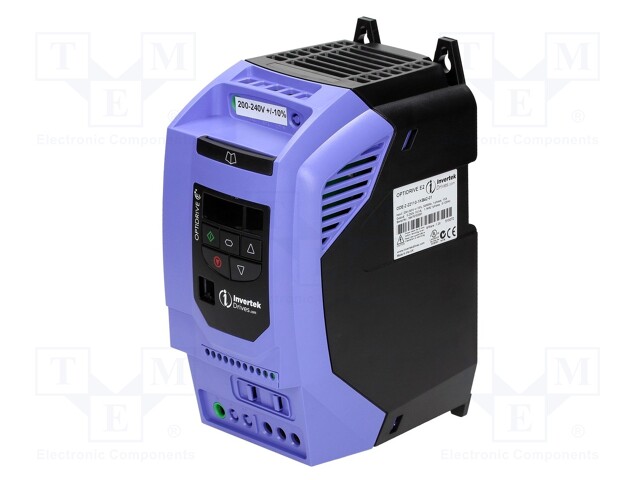 Inverter; Max motor power: 1.1kW; Usup: 200÷240VAC; 0÷120Hz; IN: 4