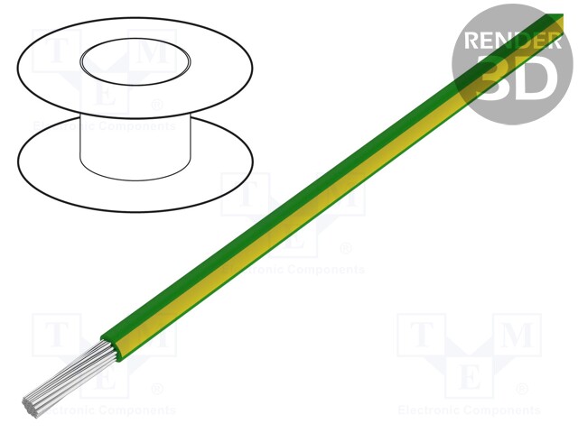 Wire; ÖLFLEX® HEAT 180 SiF; stranded; Cu; 35mm2; silicone; 100m