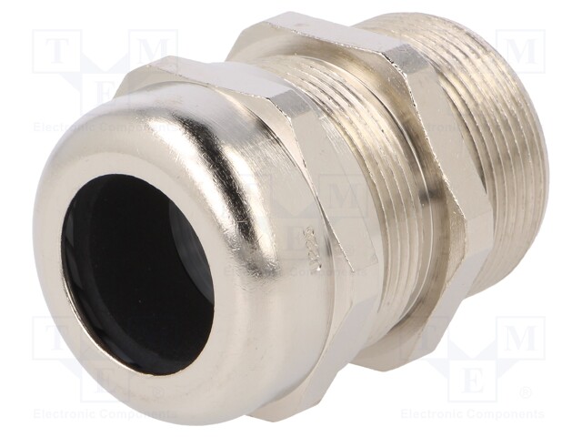 Cable gland; with earthing; M32; IP68; Mat: brass