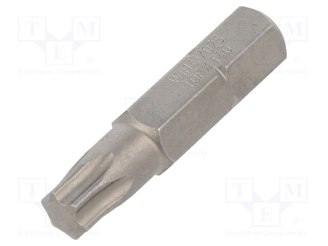 Screwdriver bit; Torx®; TX40; Overall len: 35mm; Series: STANDARD