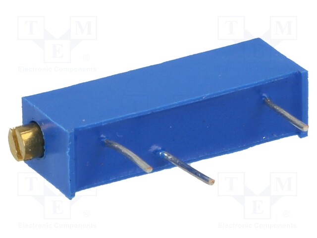 Potentiometer: mounting; multiturn; 500Ω; 750mW; ±10%; linear