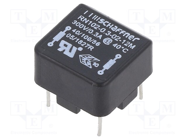 Inductor: wire with current compensation; THT; 12mH; 300mA