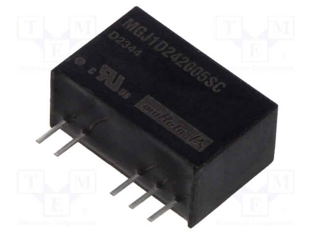 Converter: DC/DC; 1W; SIP; THT; MGJ1; OUT: 2