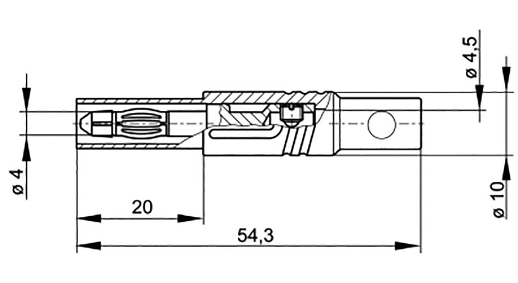 Connector: 4mm banana; plug; 24A; 1kVDC; green; insulated; 3mΩ