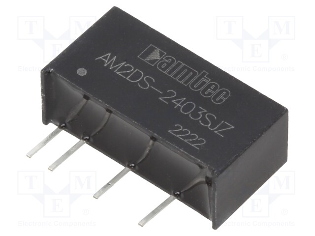 Converter: DC/DC; 2W; Uin: 21.6÷26.4V; Uout: 3.3VDC; Iout: 400mA