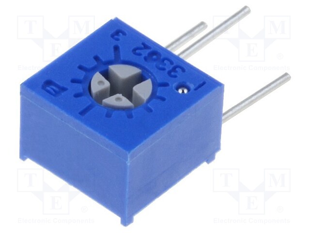 Potentiometer: mounting; single turn,vertical; 10kΩ; 500mW; ±10%