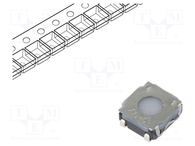 Microswitch TACT; SPST-NO; Pos: 2; 0.05A/32VDC; SMT; none; 2.5mm