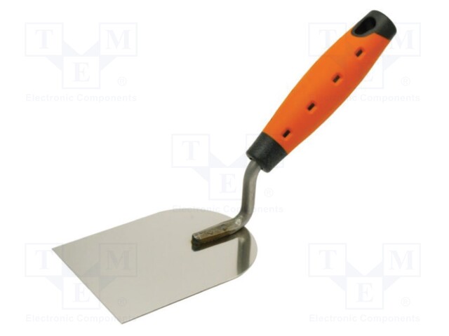 Trowel; 80mm; stainless steel; Handle material: 2K