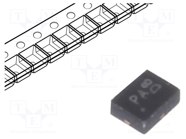 Transistor: P-MOSFET; unipolar; -20V; -1.2A; 0.5W; DFN1411-3