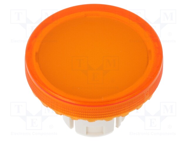 Actuator lens; 22mm; 61; Colour: orange transparent; Mat: plastic