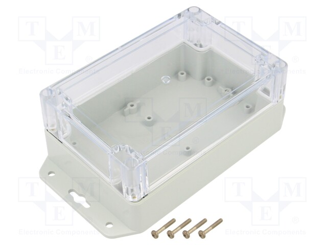 Enclosure: multipurpose; X: 100mm; Y: 150mm; Z: 60mm; ZP; light grey