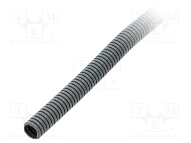 Conduit; ØBraid : 12mm; polyamide; grey; Len: 50m; -40÷120°C