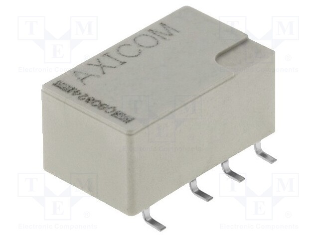 Relay: electromagnetic; DPDT; Ucoil: 12VDC; 0.5A/125VAC; 2A/30VDC