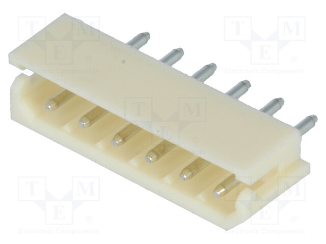 Socket; wire-board; male; A2506; 2.5mm; PIN: 6; THT; 250V; 3A; tinned