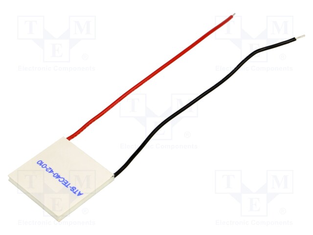 Module: Peltier; 24.1V; 3A; 40x40x4.2mm; 41.6W; ceramics; 20AWG