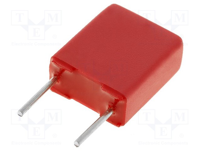 Capacitor: polyester; 220nF; 63VAC; 100VDC; Pitch: 5mm; ±10%