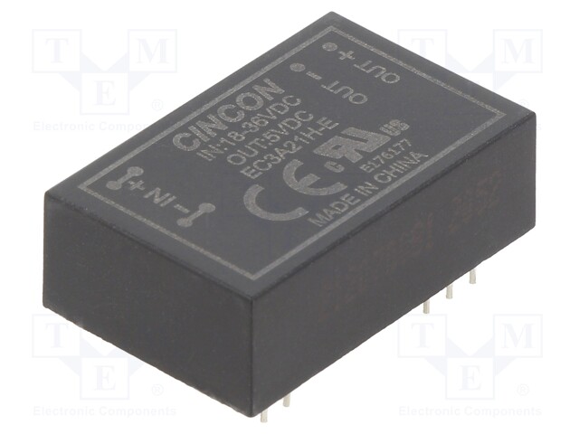 Converter: DC/DC; 3W; Uin: 18÷36V; 5VDC; Iout: 600mA; DIP24; 12.5g