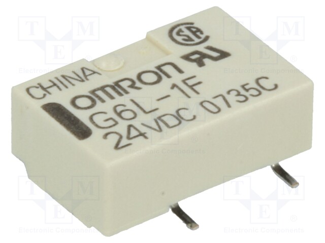 Relay: electromagnetic; SPST-NO; Ucoil: 24VDC; 0.3A/125VAC; 230mW