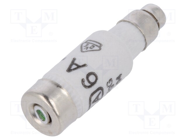 Fuse: fuse; gG,gL; 6A; 400VAC; ceramic,industrial; D01