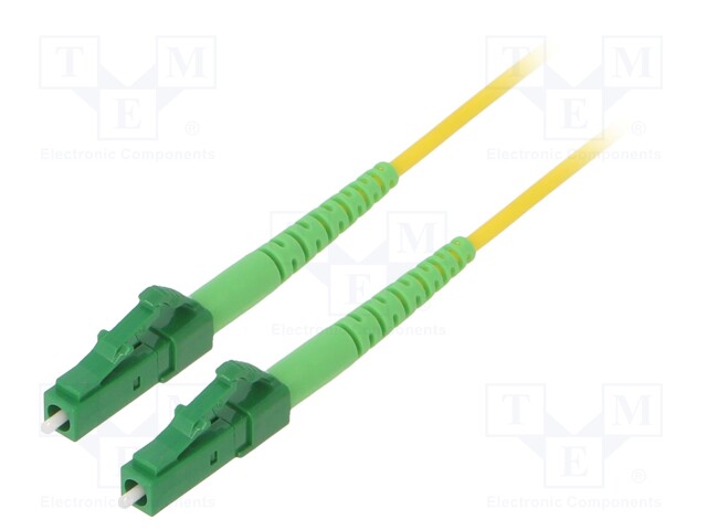 Fiber patch cord; OS2; LC/APC,both sides; 5m; LSZH; yellow