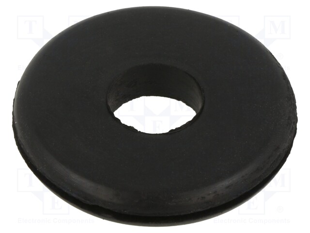 Grommet; Ømount.hole: 31.75mm; Øhole: 12.7mm; rubber; black