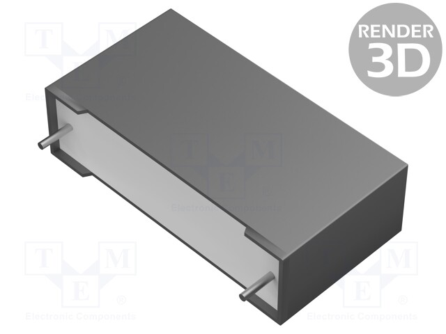 Capacitor: polypropylene; X2; 1uF; 27.5mm; ±10%; 32x17x9mm; 150V/μs