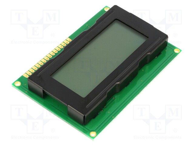 Display: LCD; alphanumeric; STN Positive; 16x4; 87x60x13.5mm; LED