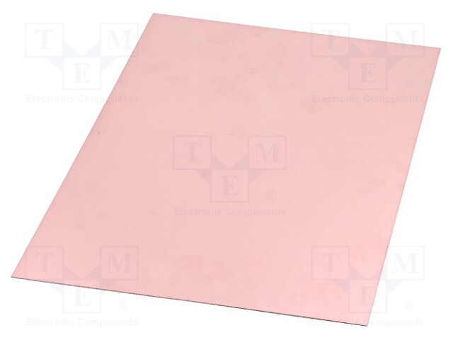 Laminate; FR4; 1mm; L: 297mm; W: 210mm; Coating: copper; double sided