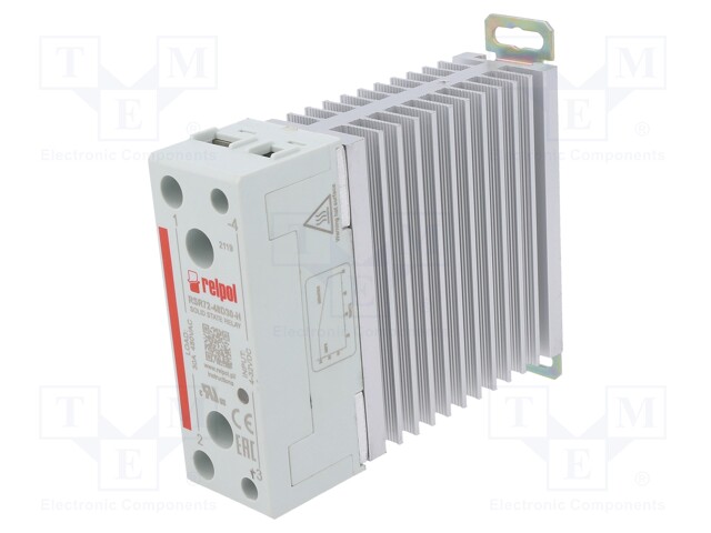 Relay: solid state; Ucntrl: 4÷32VDC; 30A; 24÷530VAC; DIN,on panel