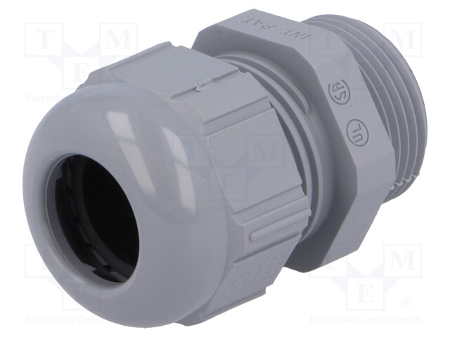 Cable gland; PG16; IP68; Mat: polyamide; grey; UL94V-2