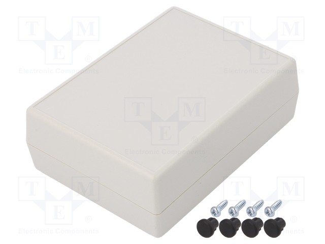 Enclosure: multipurpose; X: 82mm; Y: 111mm; Z: 38mm; ABS; light grey