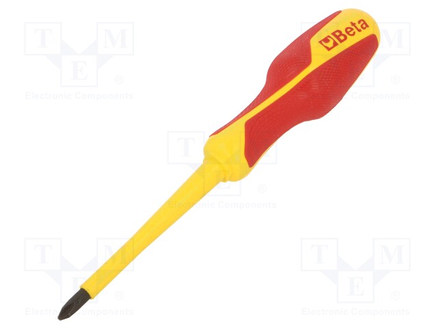 Screwdriver; Phillips; insulated; PH2; Blade length: 100mm