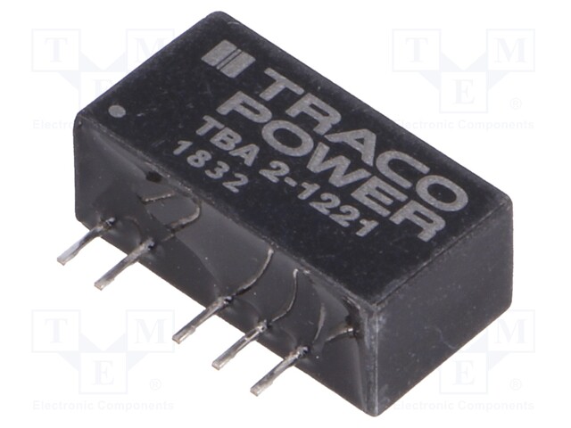 Converter: DC/DC; 2W; Uin: 10.8÷13.2V; Uout: 5VDC; Uout2: -5VDC; SIP7