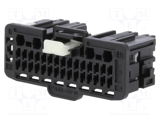 Connector: automotive; Mini50; plug; female; PIN: 34; for cable