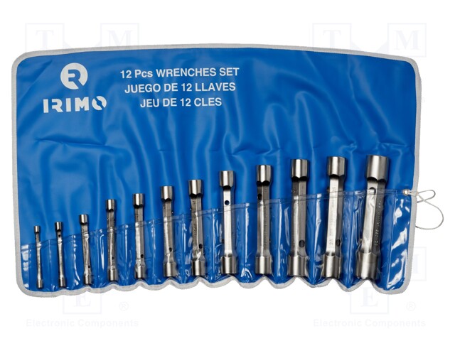 Wrenches set; tubular; 12pcs.