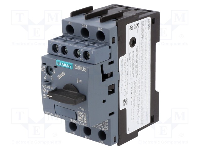 Motor breaker; 0.55kW; Auxiliary contacts: NO + NC; 220÷690VAC