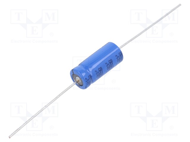 Capacitor: electrolytic; THT; 22uF; 100VDC; Ø8x18mm; Leads: axial