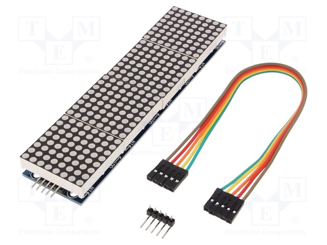 Module: display; LED display; 5VDC; MAX7219; 128x32x13mm; module