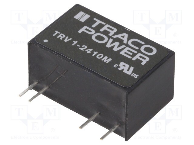 Converter: DC/DC; 1W; Uin: 19.2÷28.8V; 3.3VDC; Iout: 303mA; SIP9