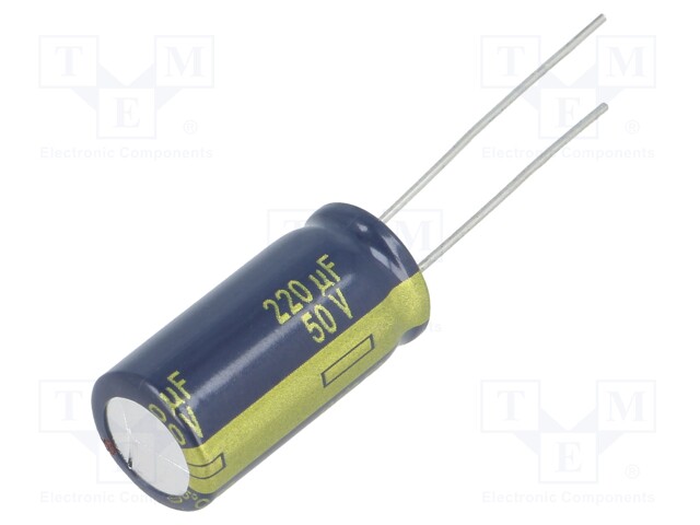 Capacitor: electrolytic; low impedance; THT; 2200uF; 6.3VDC; ±20%