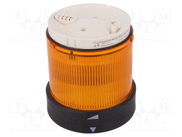 Signaller: lighting; continuous light; Colour: orange; bulb BA15D