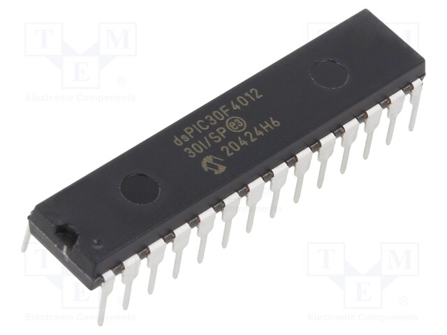 DsPIC microcontroller; SRAM: 2.048kB; Memory: 48kB; DIP28; 2.54mm