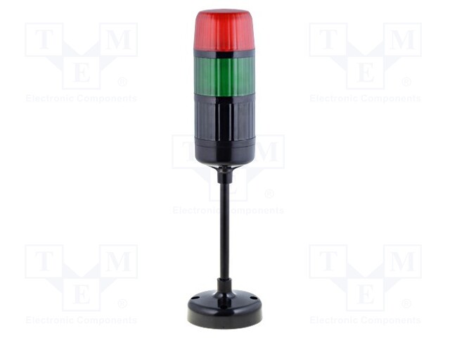 Signaller: signalling column; Colour: red/green; Usup: 20÷30VDC